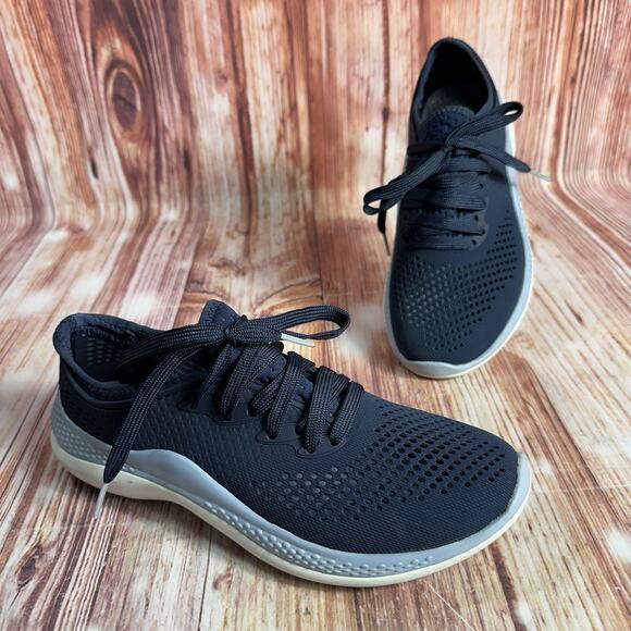 CROCS Shoes - Crocs LITERIDE 360 PACER Womens Size 6 Blue Rubber Athletic Shoes Sneakers EUC